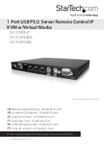 Preview for 1 page of StarTech.com SV1115IPEXEU User Manual