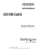 Preview for 1 page of StarTech.com SV221NANOU Instruction Manual