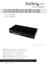 Preview for 1 page of StarTech.com SV231USBDDM Instruction Manual