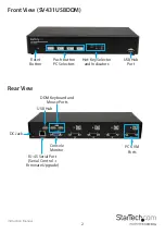 Preview for 5 page of StarTech.com SV231USBDDM Instruction Manual