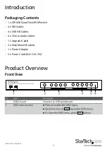 Preview for 4 page of StarTech.com SV431DVIUAQV User Manual