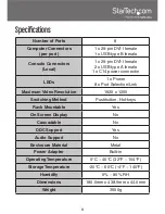 Preview for 11 page of StarTech.com SV831DVIU Instruction Manual