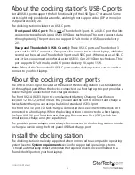 Preview for 9 page of StarTech.com TB3DK2DPW Manual