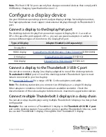 Preview for 11 page of StarTech.com TB3DK2DPW Manual