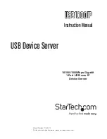 Preview for 1 page of StarTech.com USB1000IP Instruction Manual