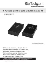 Preview for 1 page of StarTech.com USB2001EXTV Instruction Manual