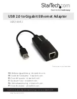 Предварительный просмотр 1 страницы StarTech.com USB21000S2 User Manual