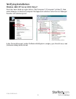 Предварительный просмотр 6 страницы StarTech.com USB21000S2 User Manual