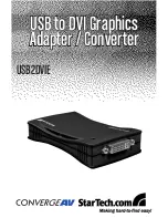 StarTech.com USB2DVIE User Manual preview