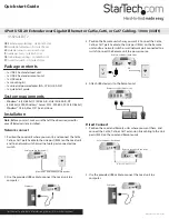 Preview for 1 page of StarTech.com USB2G4LEXT2 Quick Start Manual