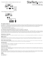 Preview for 2 page of StarTech.com USB2G4LEXT2 Quick Start Manual