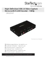 StarTech.com USB2HDCAP User Manual preview