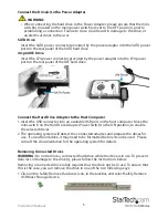 Предварительный просмотр 8 страницы StarTech.com USB2SATAIDE Instruction Manual