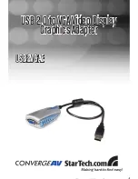 StarTech.com USB2VGAE Instruction Manual предпросмотр