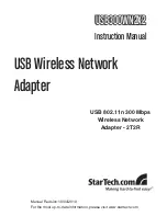 Предварительный просмотр 1 страницы StarTech.com USB300WN2X2 Instruction Manual