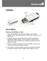 Предварительный просмотр 5 страницы StarTech.com USB300WN2X2 Instruction Manual