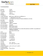Предварительный просмотр 3 страницы StarTech.com USB300WN2X2D Spec Sheet
