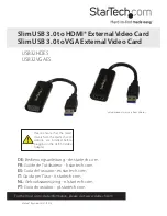 StarTech.com USB32HDES Instruction Manual preview