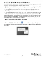 Preview for 8 page of StarTech.com USB32VGAEH Instruction Manual