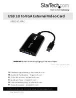 StarTech.com USB32VGAPRO User Manual preview