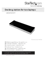 StarTech.com USB3DDOCKFT Instruction Manual предпросмотр