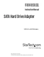 StarTech.com USB3S2ESATA Instruction Manual предпросмотр