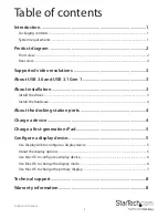 Preview for 3 page of StarTech.com USB3SMDOCK4K Instruction Manual