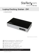 Preview for 1 page of StarTech.com USB3VDOCKD User Manual