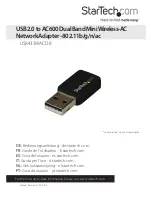 Предварительный просмотр 1 страницы StarTech.com USB433WACDB User Manual