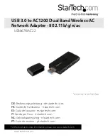 Предварительный просмотр 1 страницы StarTech.com USB867WAC22 Instruction Manual