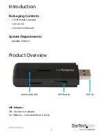 Предварительный просмотр 5 страницы StarTech.com USB867WAC22 Instruction Manual