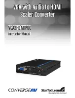 StarTech.com VGA2HDMIPRO Instruction Manual preview