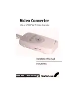 StarTech.com VGA2NTSC Installation Manual preview