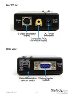 Предварительный просмотр 5 страницы StarTech.com VID2VGATV2 Instruction Manual