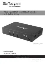 Preview for 1 page of StarTech.com VS321HDBTK User Manual