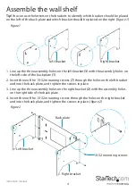 Preview for 7 page of StarTech.com WALLSHELF4U Instruction Manual