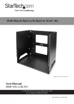 Preview for 1 page of StarTech.com WALLSHELF8U User Manual