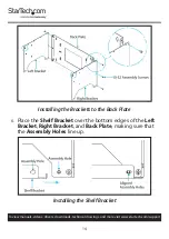 Preview for 15 page of StarTech.com WALLSHELF8U User Manual