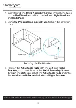 Preview for 16 page of StarTech.com WALLSHELF8U User Manual