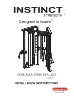 Preview for 1 page of StarTrac Instinct Strength IL-2002 Installation Instructions Manual