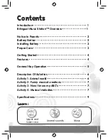 Предварительный просмотр 2 страницы Startright Bilingual Super Notebook Manual