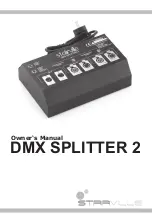 Предварительный просмотр 1 страницы STARVILLE DMX SPLITTER 2 Owner'S Manual