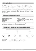 Предварительный просмотр 4 страницы STARVILLE DMX SPLITTER 2 Owner'S Manual