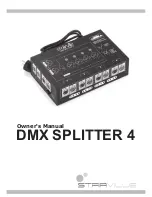 Предварительный просмотр 1 страницы STARVILLE DMX SPLITTER 4 Owner'S Manual