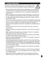 Preview for 3 page of STARVILLE MANIAC XH-1 Owner'S Manual