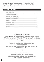 Preview for 2 page of STARVILLE MATRIXX FX-550 DMX Owner'S Manual