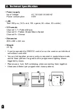 Preview for 4 page of STARVILLE MATRIXX FX-550 DMX Owner'S Manual