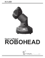 Предварительный просмотр 1 страницы STARVILLE ROBOHEAD X-3 LED Owner'S Manual