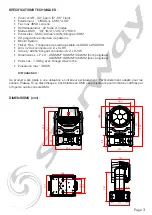 Предварительный просмотр 3 страницы Starway modena User Manual