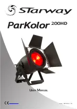 Preview for 1 page of Starway ParKolor 200HD User Manual